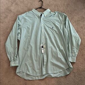 Men's Green Checkered Shirt